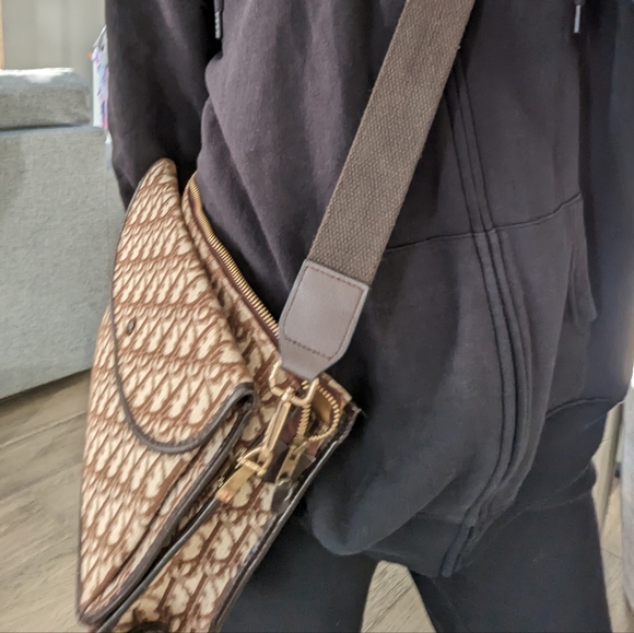 Authentic Vintage Dior Pouch Crossbody 2in1 Bag - Picture 9 of 13